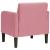Canapea Scaun cu Cotiere Roz 54 cm Catifea GartenMobel Dekor