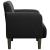 Canapea Scaun cu Cotiere Negru 54 cm Catifea GartenMobel Dekor