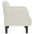 Canapea Scaun cu Cotiere Crem 54 cm Catifea GartenMobel Dekor