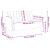 Canapea loveseat rosu vin 109 cm catifea GartenMobel Dekor