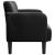 Canapea loveseat neagră 109 cm catifea GartenMobel Dekor