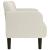 Canapea loveseat crem 109 cm catifea GartenMobel Dekor