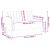 Canapea loveseat crem 109 cm catifea GartenMobel Dekor