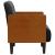 Canapea Scaun cu Cotiere Negru 55 cm Catifea GartenMobel Dekor