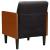 Canapea Scaun cu Cotiere Negru 55 cm Catifea GartenMobel Dekor
