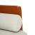 Canapea loveseat cu perne de sustinere crem 110 cm catifea GartenMobel Dekor