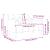 Canapea loveseat cu perne de sustinere crem 110 cm catifea GartenMobel Dekor