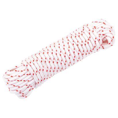 Cablu de pornire cu tragere, alb și roșu Ø4 mm 10 m nailon GartenMobel Dekor