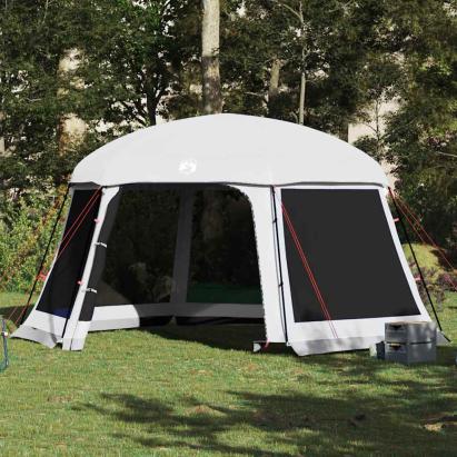 Cort de piscină cu pereți detașabili, gri 512x458 cm GartenMobel Dekor