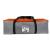 Cabină cort de camping 4 persoane gri și portocaliu impermeabil GartenMobel Dekor