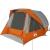 Cort de camping pentru 6 persoane, gri/portocaliu, impermeabil GartenMobel Dekor