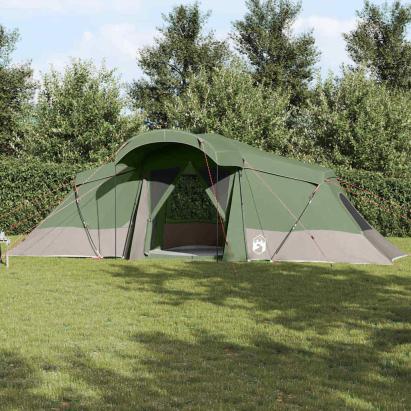 Cort de Familie cu acoperiș Verde și gri 721 x 335 x 212 cm GartenMobel Dekor
