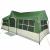 Cort de Familie cu acoperiș Verde și bej 622 x 295 x 238 cm GartenMobel Dekor