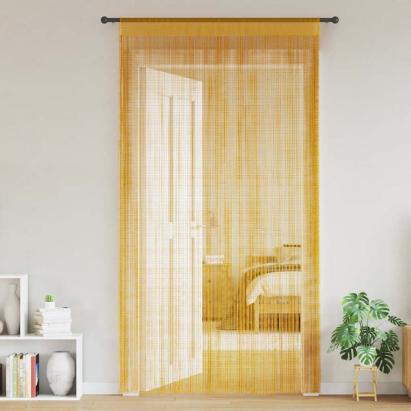 Perdele șir 2 buc Aur 100x250 cm GartenMobel Dekor