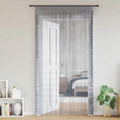Perdele șir 2 buc Gri deschis 100x250 cm GartenMobel Dekor