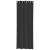 Perdele Voile cu Oeli 2 buc Negru 140x260 cm GartenMobel Dekor
