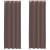 Perdele Voile cu Oelii 2 buc Maro 140x260 cm GartenMobel Dekor