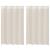 Perdele Voile cu Oelii 2 buc Crem 140x175 cm GartenMobel Dekor