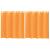 Perdele Voile cu Oeli 2 buc Portocaliu 140x140 cm GartenMobel Dekor