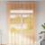 Perdele Voile cu Oeli 2 buc Portocaliu 140x260 cm GartenMobel Dekor