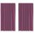 Perdele Voile cu buzunare pentru bare 2 buc violet GartenMobel Dekor
