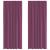 Perdele Voile cu buzunare pentru bare 2 buc violet GartenMobel Dekor