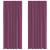 Perdele Voile cu buzunare pentru bare 2 buc violet GartenMobel Dekor