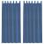 Perdele Voile cu buzunare pentru bare 2 buc Albastru regal GartenMobel Dekor