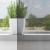 Perdele voal cu bucle 2 buc Gri închis 140x245 cm GartenMobel Dekor