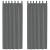 Perdele Voile cu Bucle 2 buc Gri Inchis 140x260 cm GartenMobel Dekor
