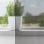 Perdele Voile cu Bucle 2 buc Gri Inchis 140x260 cm GartenMobel Dekor