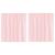 Perdele voal cu bucle 2 buc Roz deschis 140x140 cm GartenMobel Dekor
