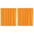 Perdele Voile cu Bucle 2 buc Portocaliu 140x140 cm GartenMobel Dekor