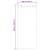 Perdele Voile cu Bucle 2 buc Violet 140x260 cm GartenMobel Dekor