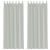 Perdele voal cu bucle 2 buc Gri deschis 140x260 cm GartenMobel Dekor