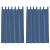 Perdele voal cu bucle 2 buc Albastru regal 140x175 cm GartenMobel Dekor