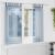 Perdele voal cu bucle 2 buc Albastru regal 140x175 cm GartenMobel Dekor