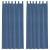 Perdele voal cu bucle 2 buc, albastru regal, 140x225 cm GartenMobel Dekor