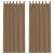 Perdele Voile cu Bucle 2 buc Maro Deschis 140x260 cm GartenMobel Dekor