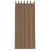 Perdele Voile cu Bucle 2 buc Maro Deschis 140x260 cm GartenMobel Dekor