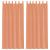 Perdele Voile cu Bucle 2 buc Terracota 140x225 cm GartenMobel Dekor