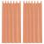 Perdele Voile cu Bucle 2 buc Terracota 140x245 cm GartenMobel Dekor