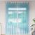 Perdele Voile cu Bucle 2 buc Turcoaz 140x260 cm GartenMobel Dekor