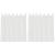 Perdele Voile cu Bucle 2 buc Alb 140x140 cm GartenMobel Dekor
