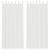 Perdele Voile cu Bucle 2 buc Alb 140x245 cm GartenMobel Dekor
