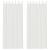 Perdele Voile cu Bucle 2 buc Alb 140x260 cm GartenMobel Dekor