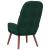 Scaun de relaxare, verde închis, catifea GartenMobel Dekor