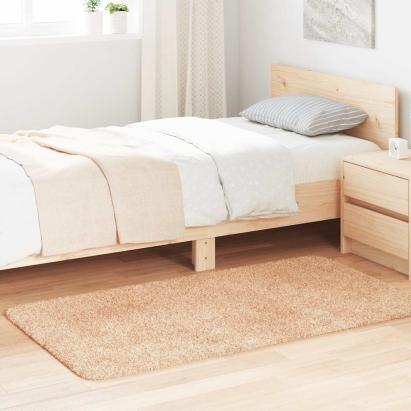 Covor shaggy cu pom înalt, NAVARRA, bej, 80x150 cm, poliester GartenMobel Dekor