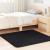 Covor shaggy cu pom înalt, NAVARRA, negru, 120x120cm, poliester GartenMobel Dekor