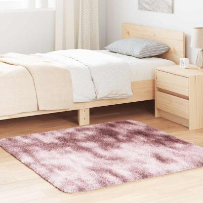Covor shaggy cu pom înalt, NAVARRA, roz praf, 120x120 cm GartenMobel Dekor